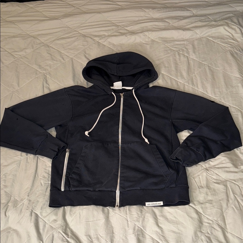 Black Zip-Up Hoodie